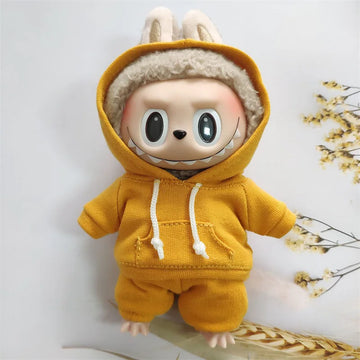 Labubu Doll Outfit Set – Hoodie, Pants & Shoes