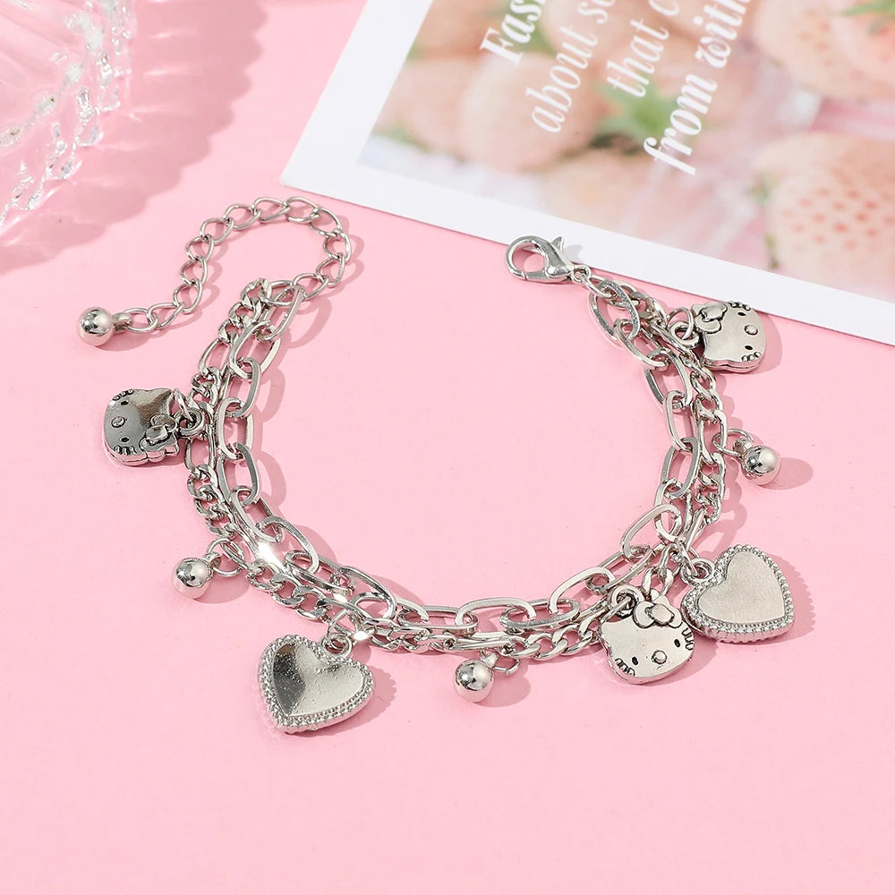 Hello Kitty Love Bell DIY Beaded Bracelet