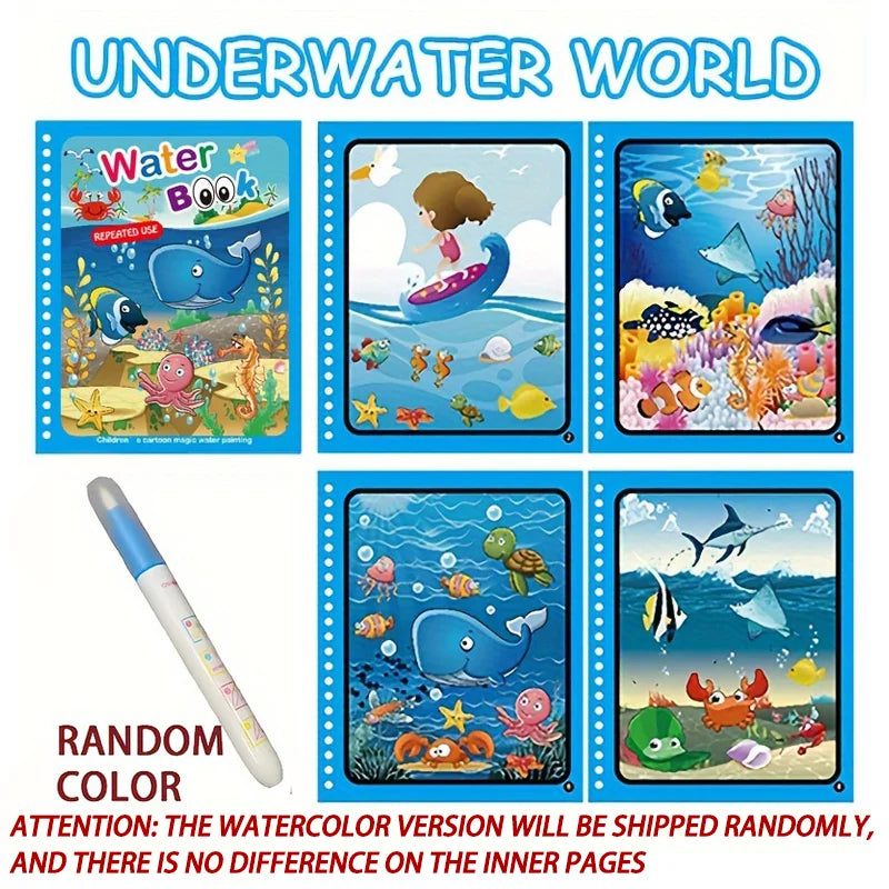 Magical Book Water Drawing Montessori Toys