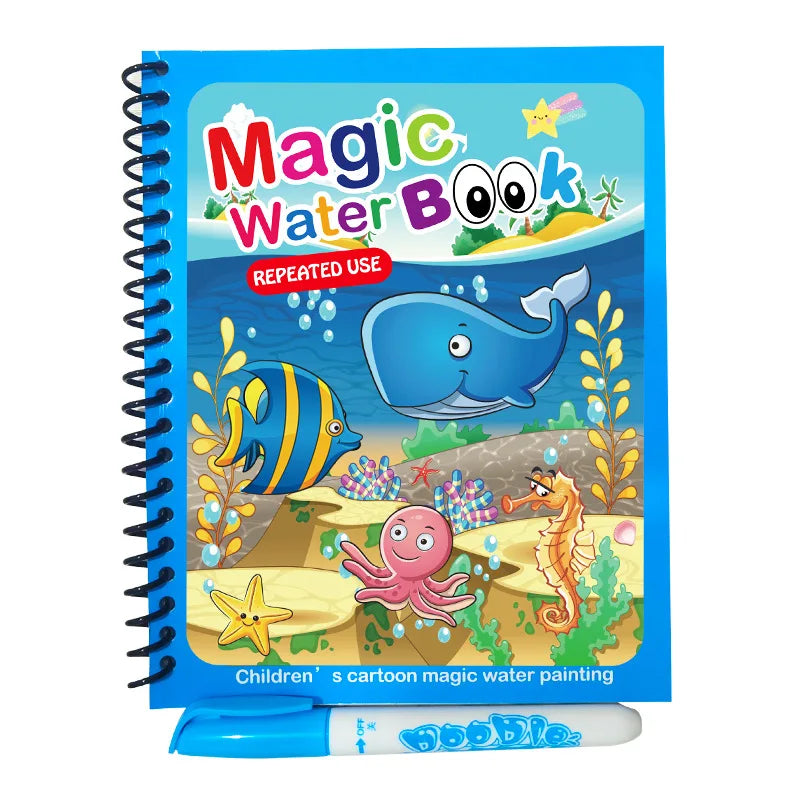 Montessori Water Drawing Book for Kids
