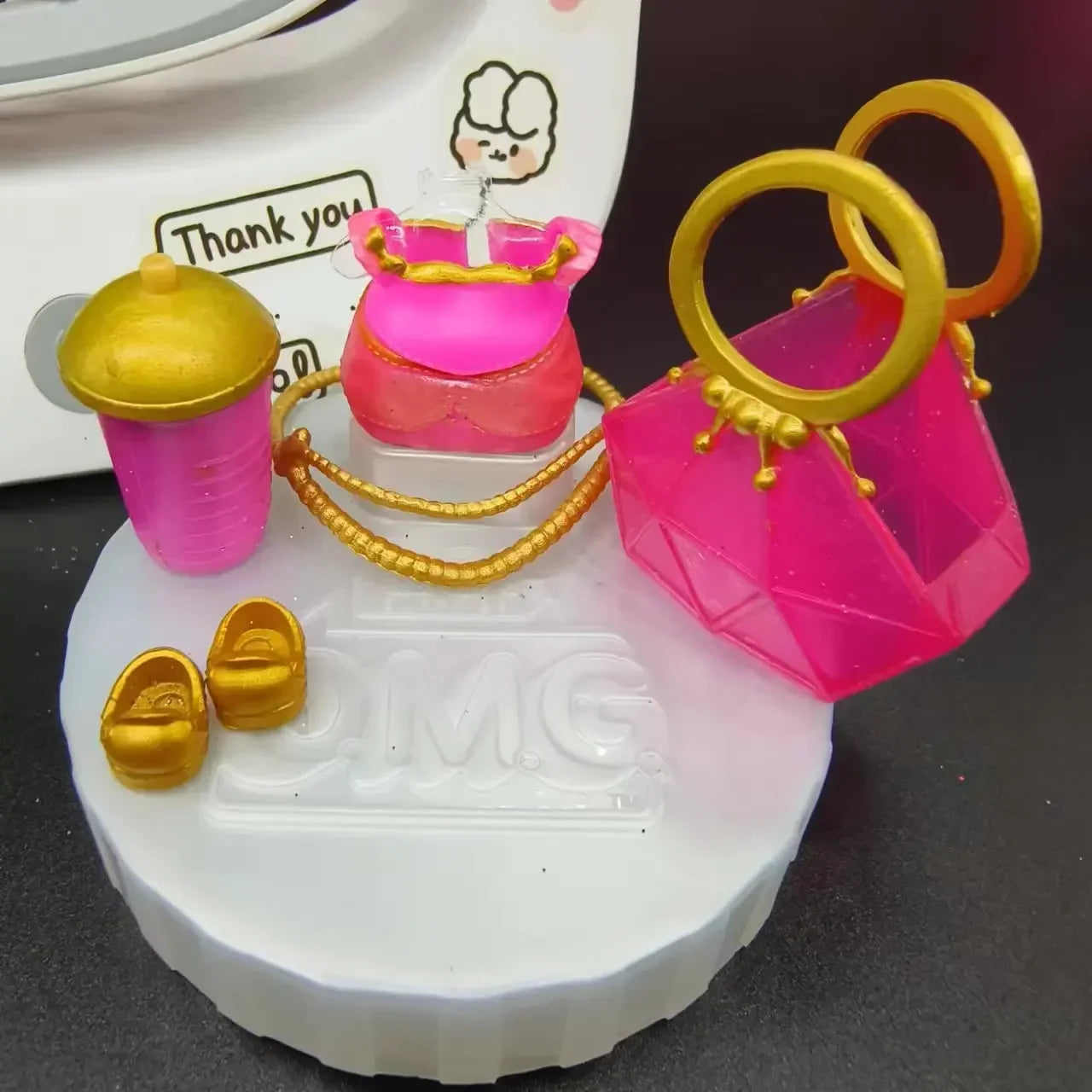 L.O.L. Doll Accessories Set - Clothes, Shoes, Glasses, Milk Bottle