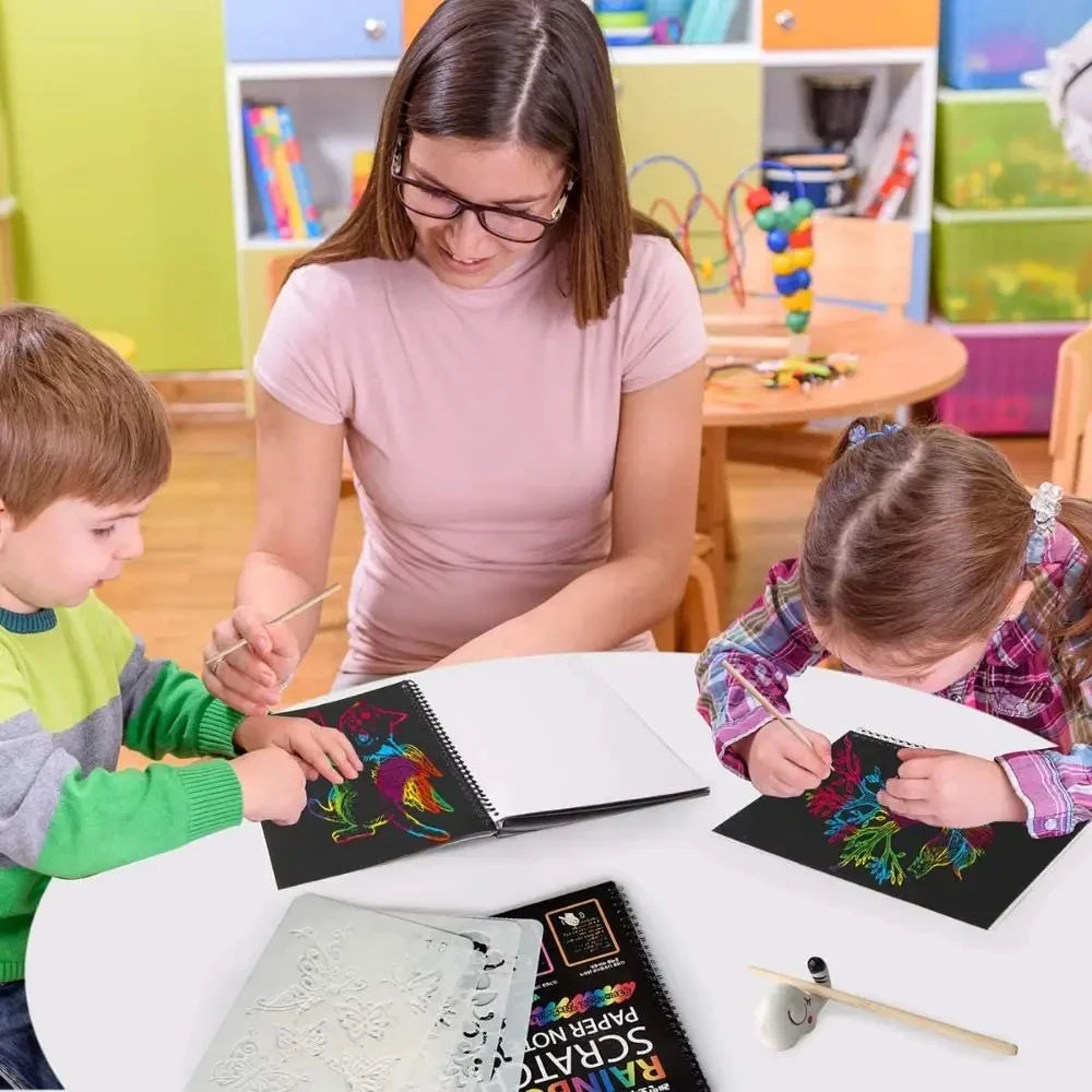 Rainbow Magic Scratch Off Paper Set