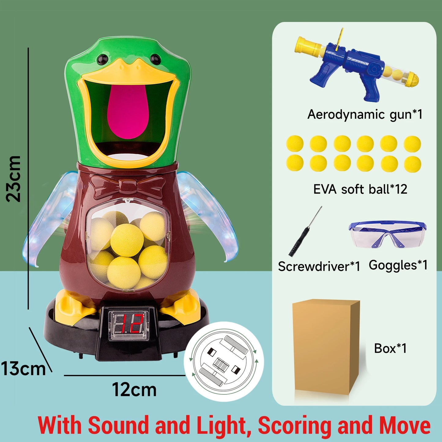 Hungry Shooting Duck Toy