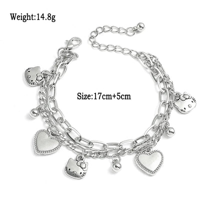 Hello Kitty Love Bell DIY Beaded Bracelet