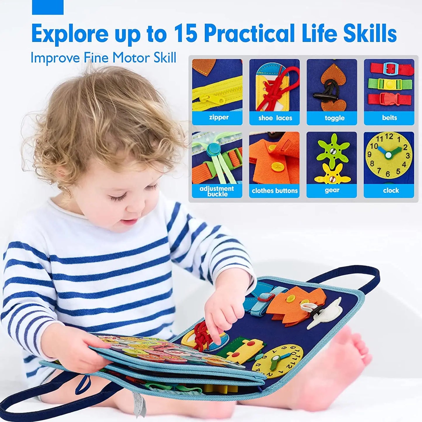 Toddler Travel Busy Board