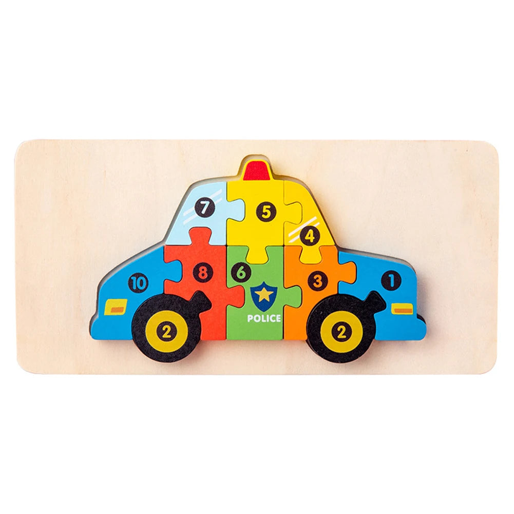 High Quality 3D Wooden Animal Puzzles