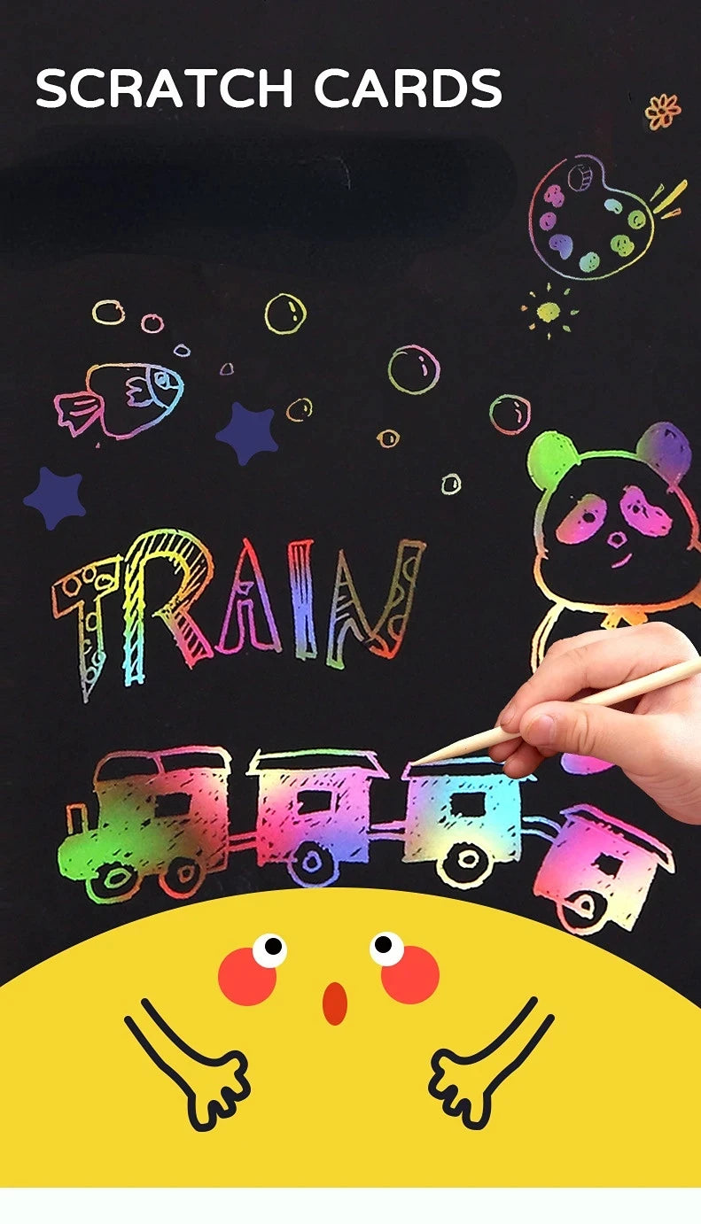 Rainbow Magic Scratch Off Paper Set