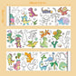 Children's Drawing Roll Sticky Colour Filling Paper