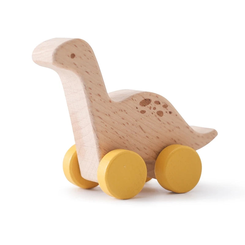 Wooden Dinosaur Car Teether