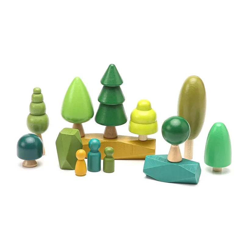 Wooden Forest Building Blocks