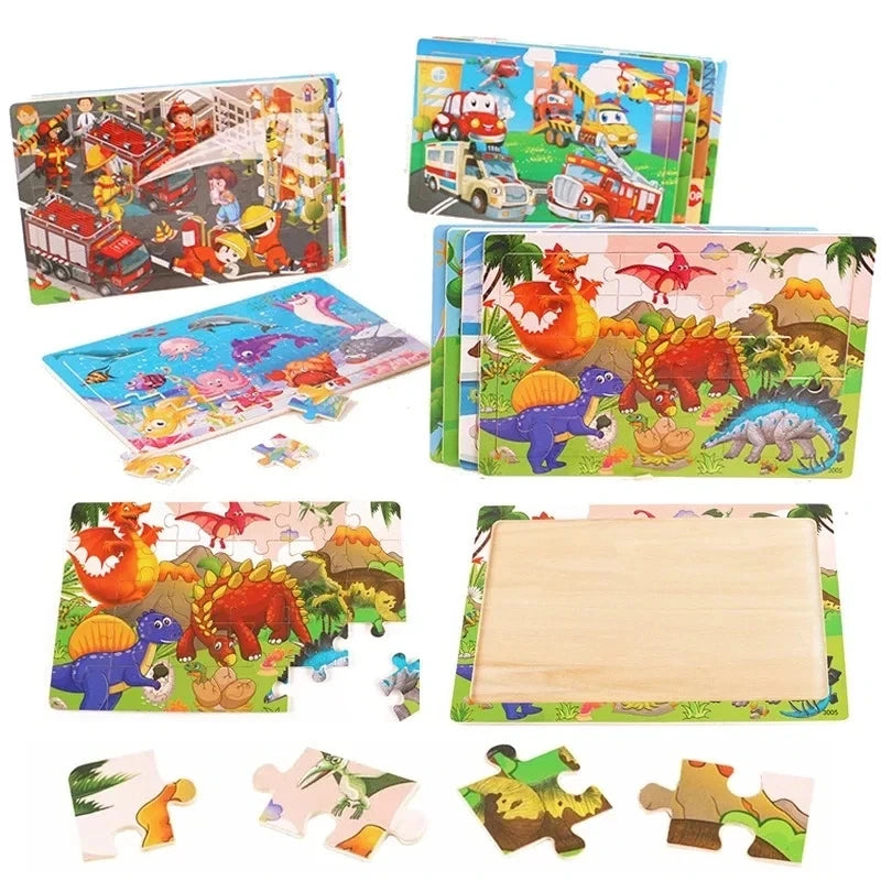 Wooden 3D Jigsaw Puzzles