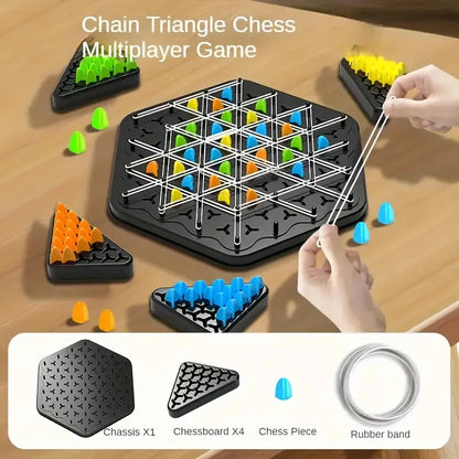 Triggle Chain Triangle Chess Game
