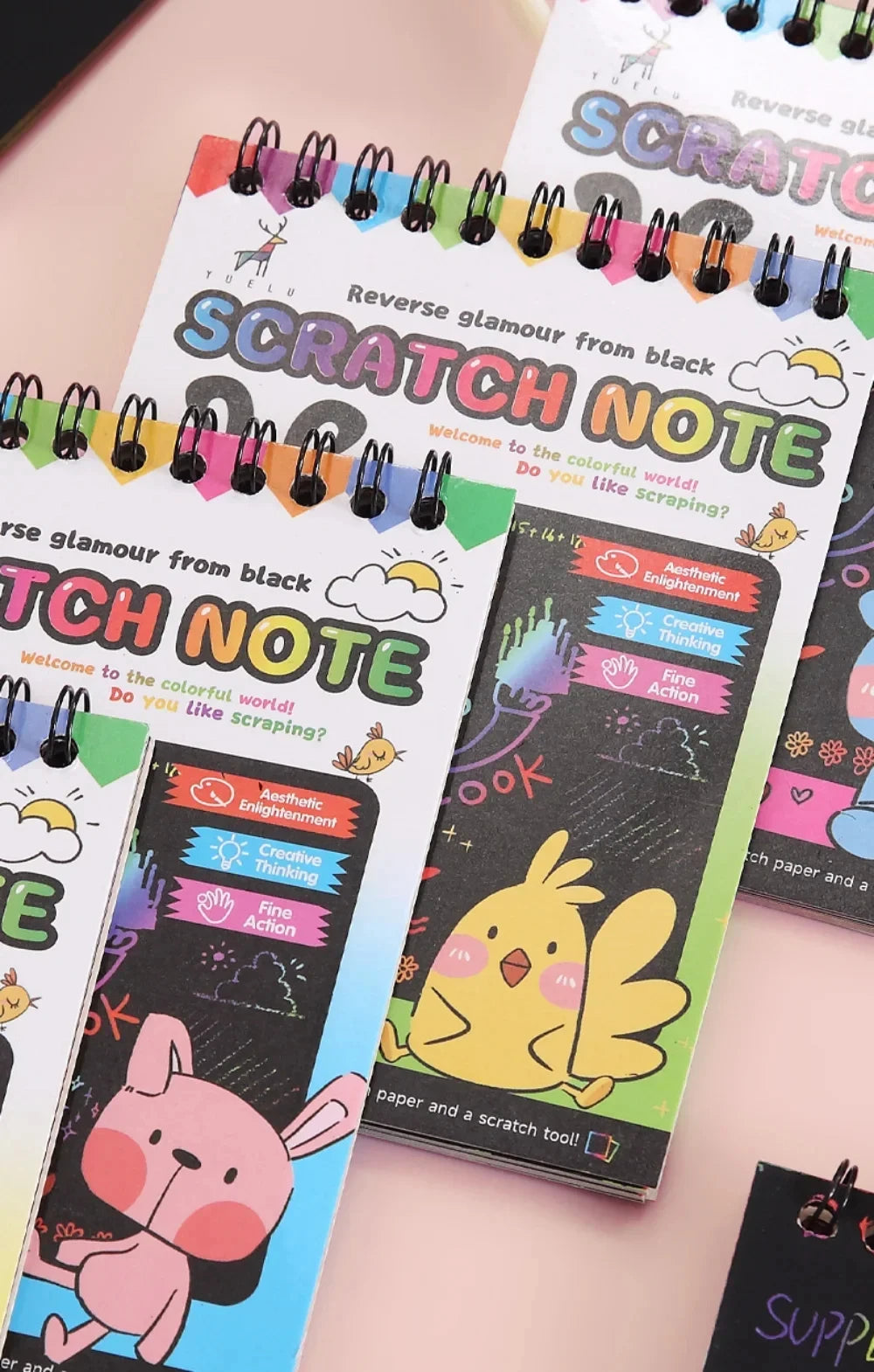 Rainbow Magic Scratch Off Paper Set