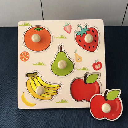 Montessori Wooden Baby Puzzle