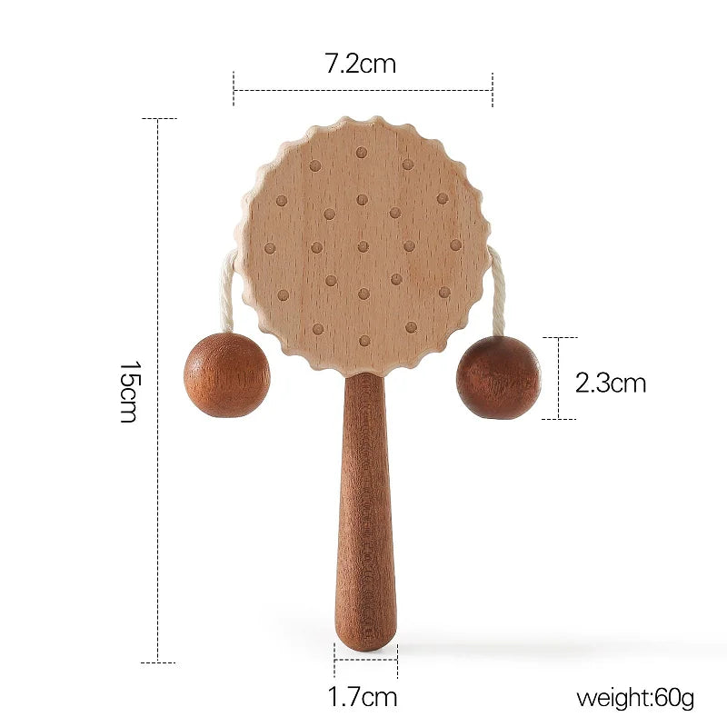 Wooden Montessori Hand Bell