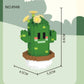 DIY Mini Potted Cactus Building Block Set