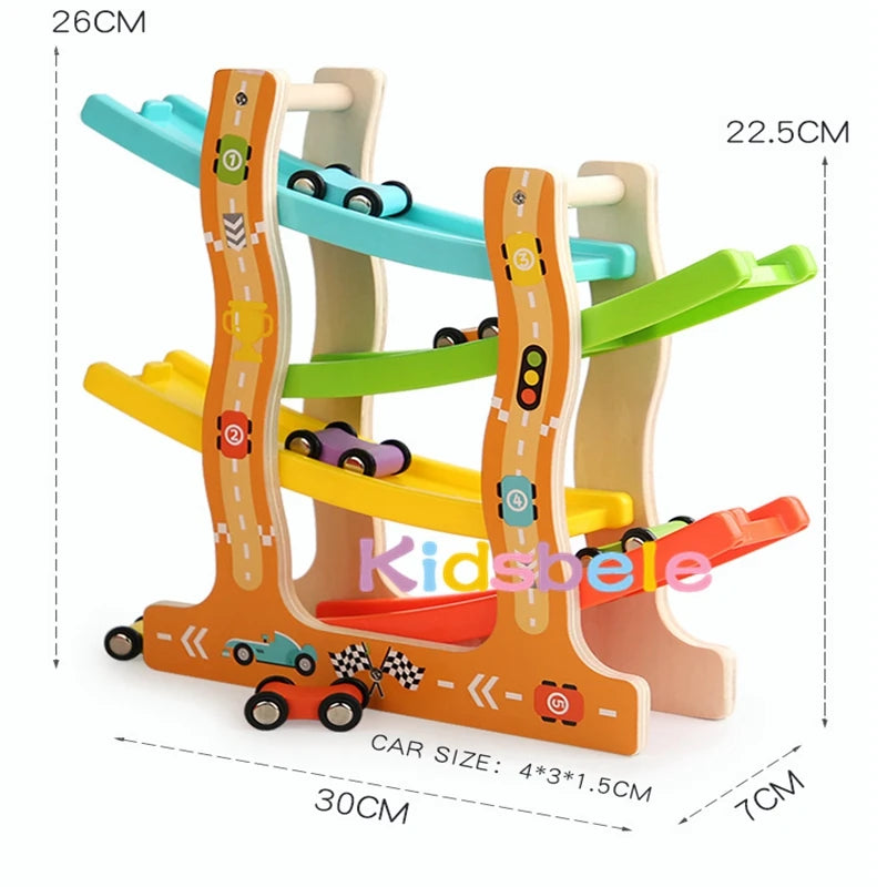 Wooden Glider Track Toy