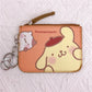 Sanrio Kawaii Leather Card Holder Coin Wallet Key Chain Pendant