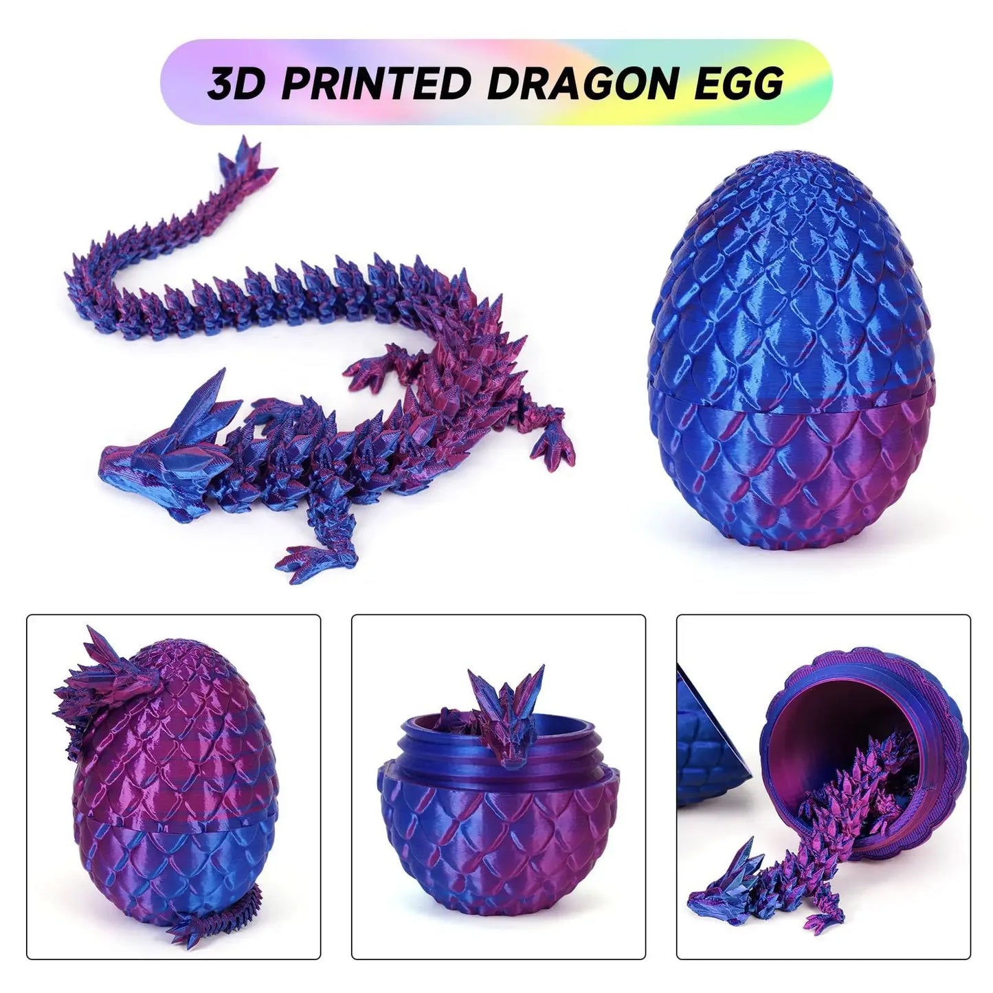 3D Printed Dragon Egg Decor