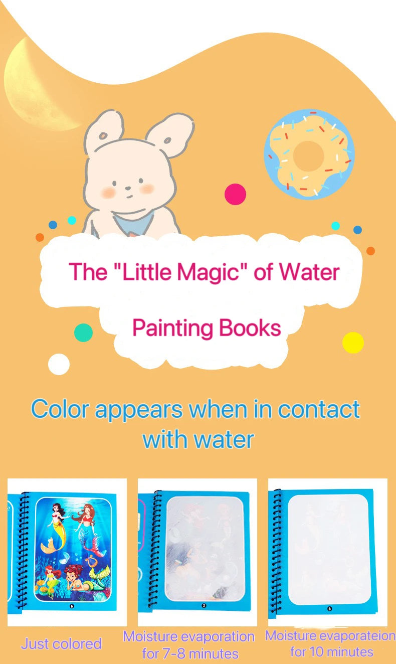 Reusable Water Painting Book