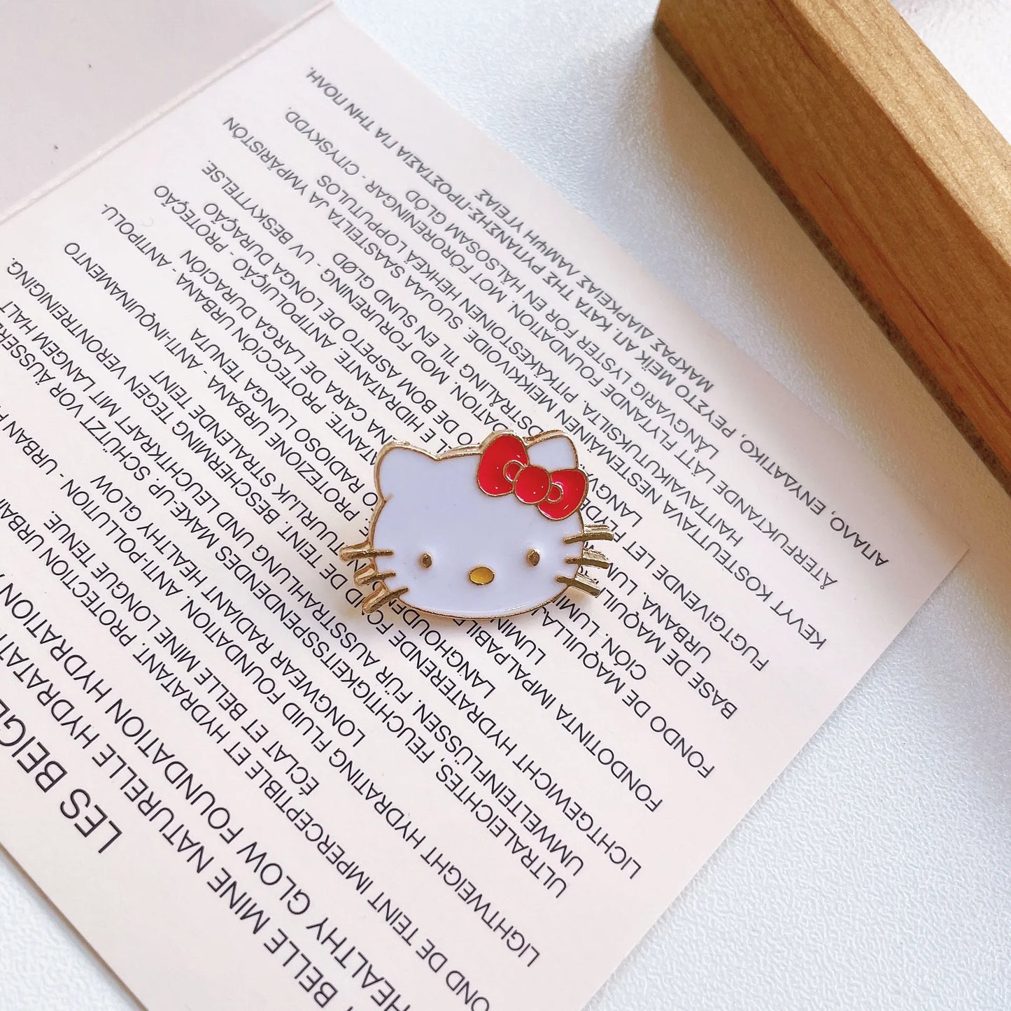 Anime Kitty Cat Enamel Brooch