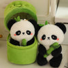 Cute 10cm Bamboo Panda Plush Toy Small Pendant