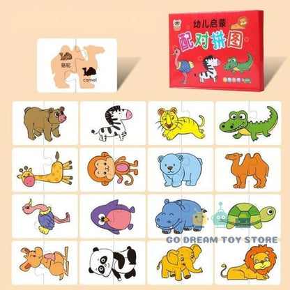 Toddler Matching Card Puzzle Set