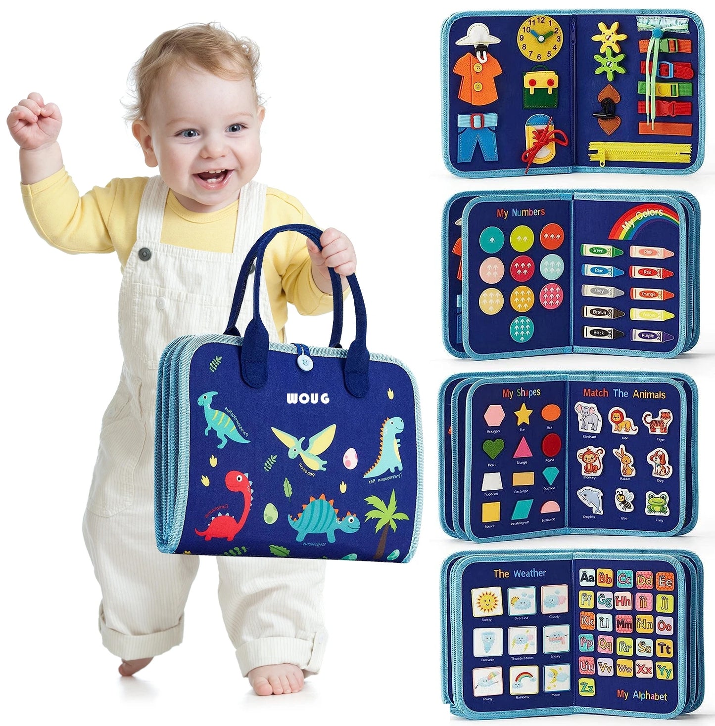 Toddler Travel Busy Board