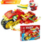Prehistoric dinosaur-themed building block set