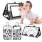 Black and White Baby Floor Mirror