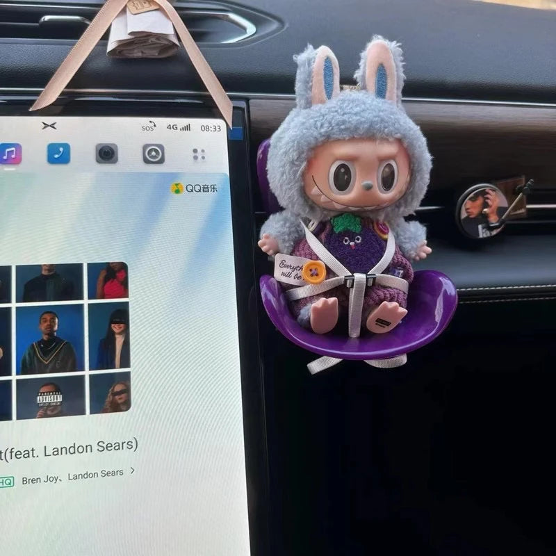 Labubu Doll Car Safety Seat