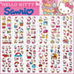 12pcs Hello Kitty 3D Bubble Stickers