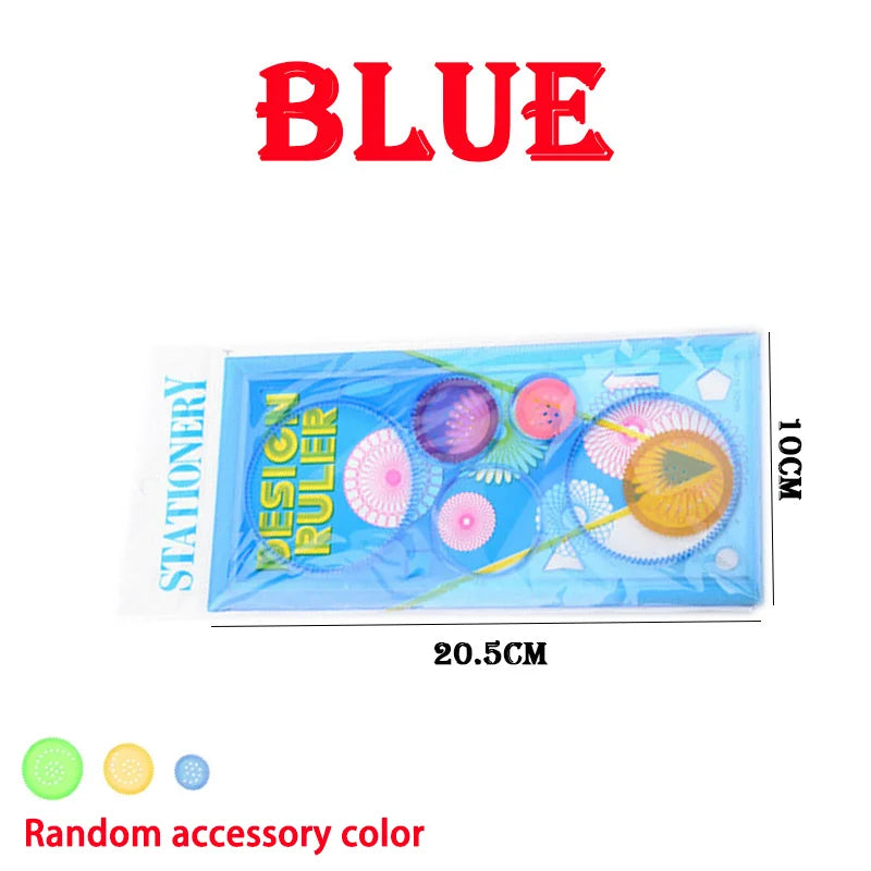 Geometry Spirograph Drawing Stencils Set
