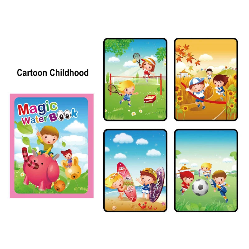 Montessori Water Drawing Book for Kids