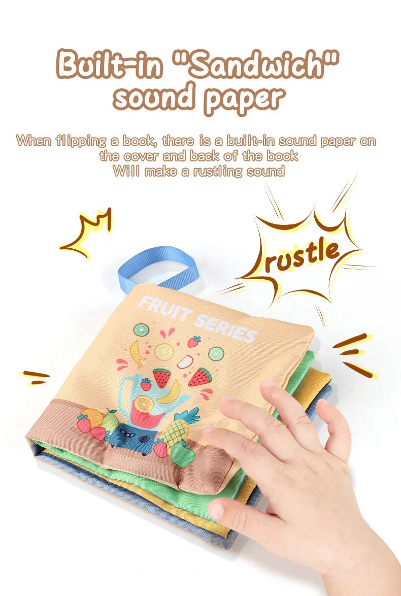 3D Baby Cloth Book Early Education Toys