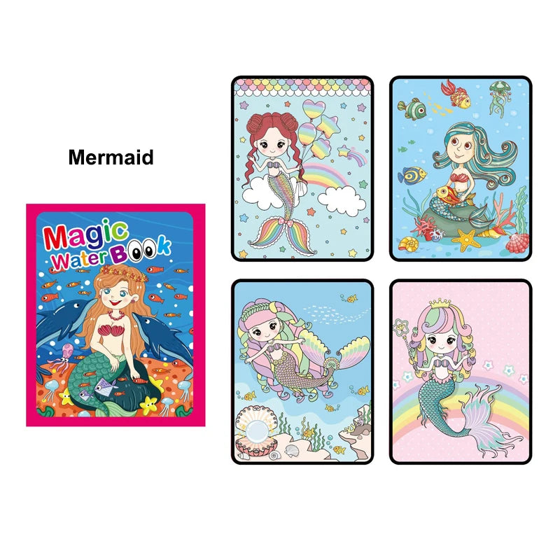 Montessori Water Drawing Book for Kids