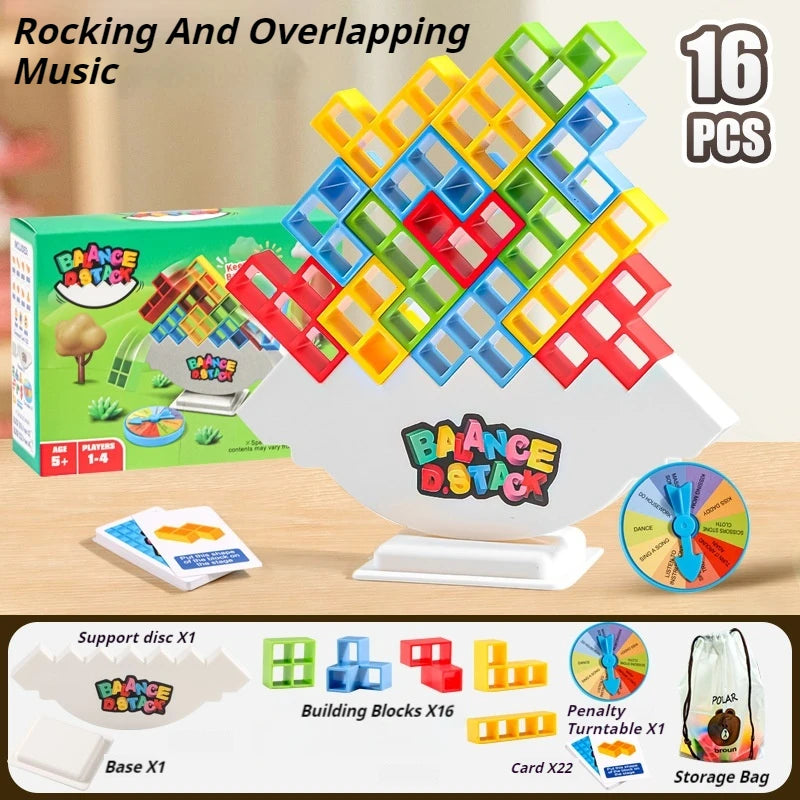 64 Kids Balance Building Blocks