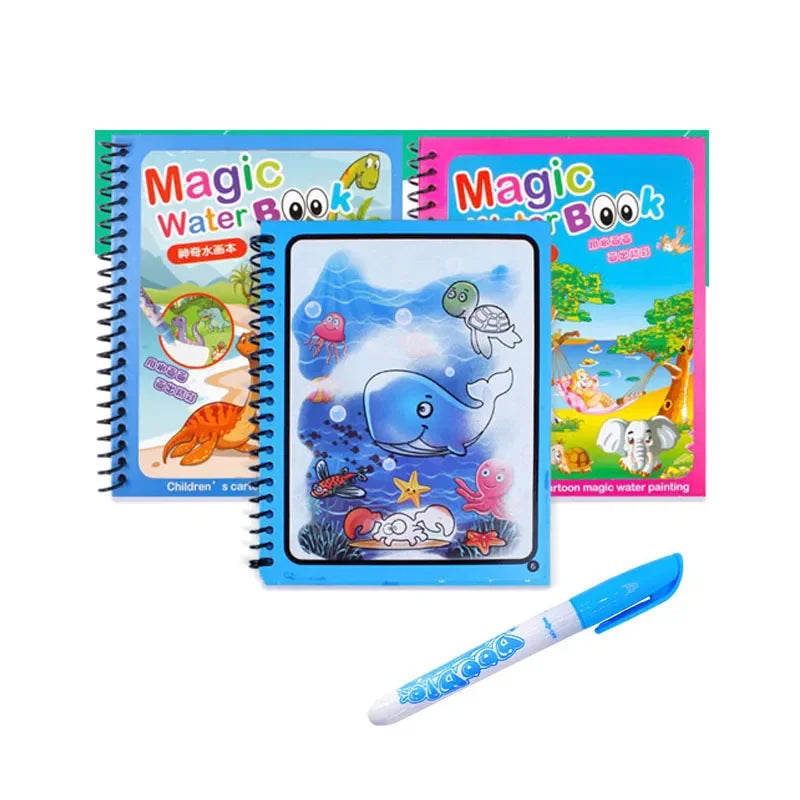 Magic Water Drawing Book