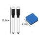 DIY Blank Dice Write On/Wipe Off Dice Portable Cleanable Blank Game Cubes for Classroom Teaching Dry Erase Outside Dice
