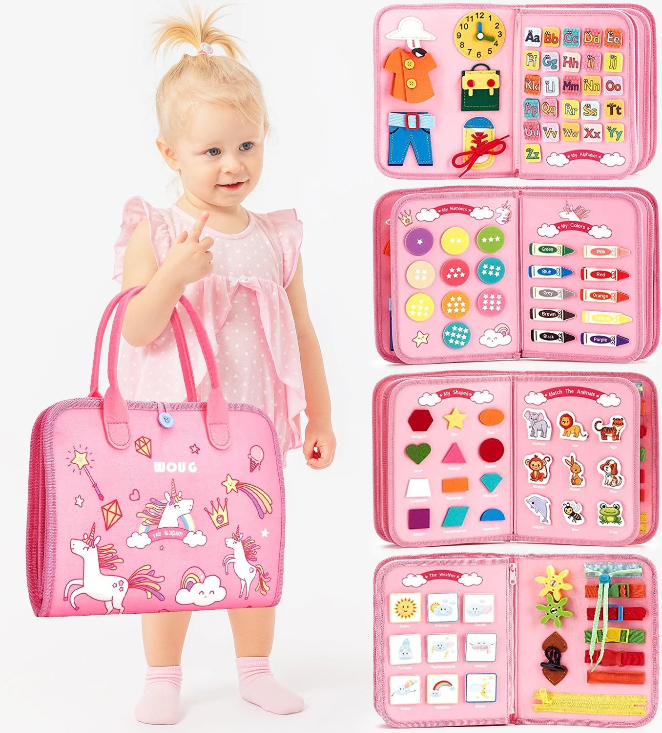 Toddler Travel Busy Board