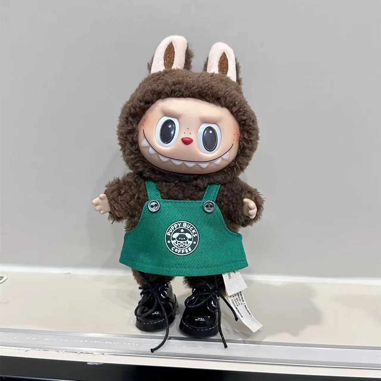 Labubu Green Coffee, Christmas Outfit  Set