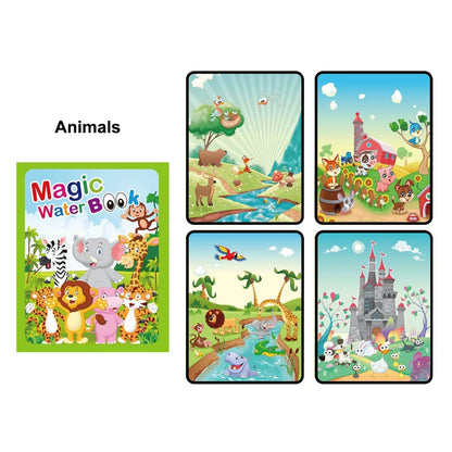 Montessori Water Drawing Book for Kids