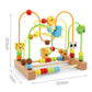 Montessori Wooden Roller Coaster Bead Maze Abacus