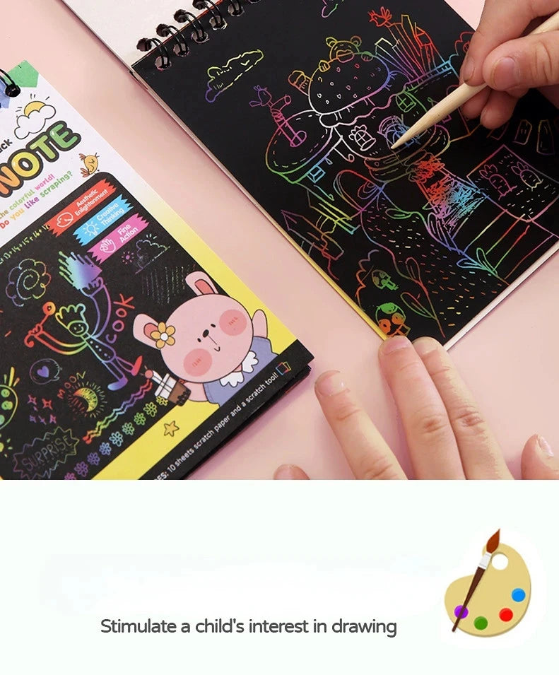 Rainbow Magic Scratch Off Paper Set