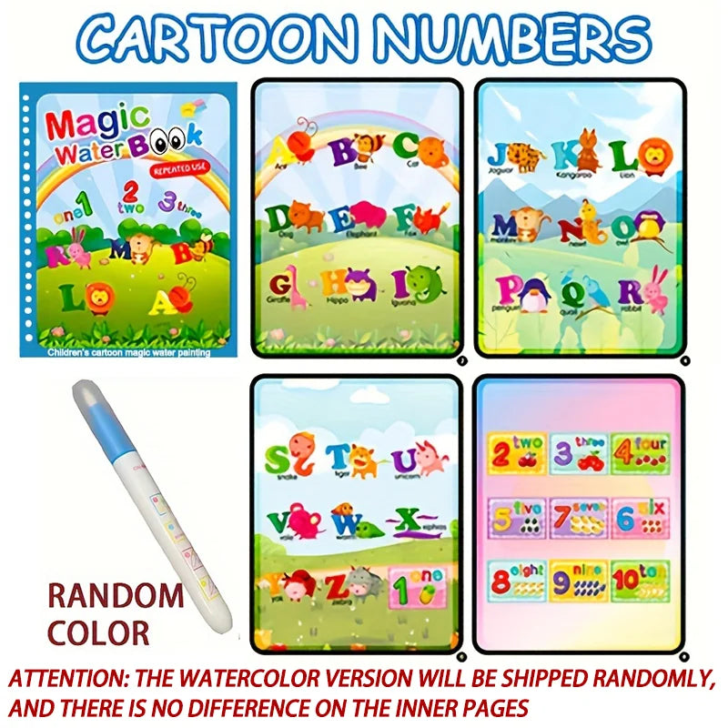 Magical Book Water Drawing Montessori Toys