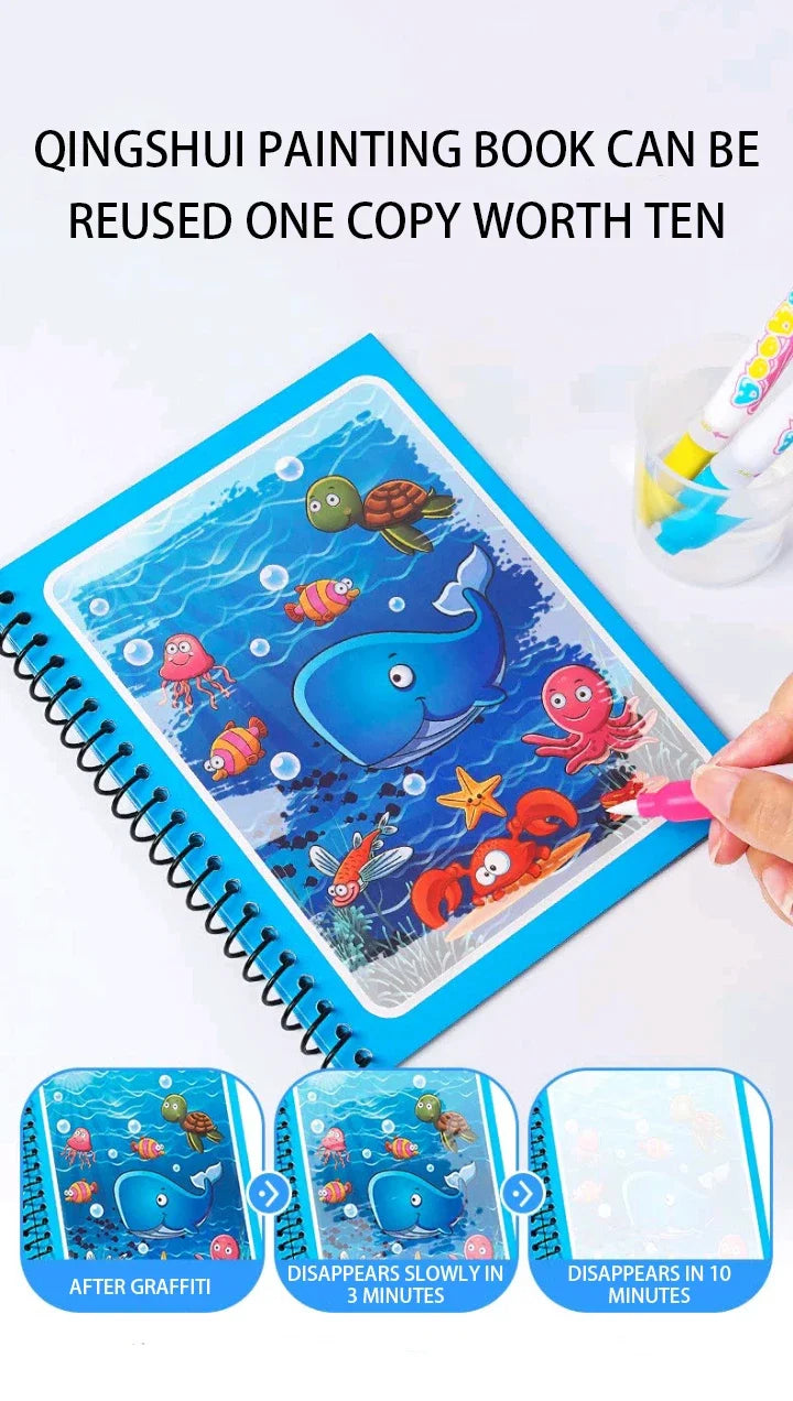 Magic Water Drawing Book