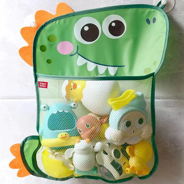 Baby Shower Toy Cute Duck Frog Net Toy Storage Bag