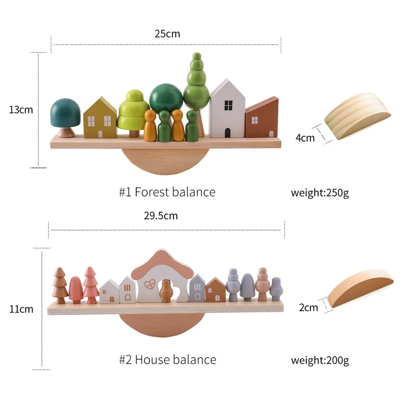 Montessori Forest Stacking Toys