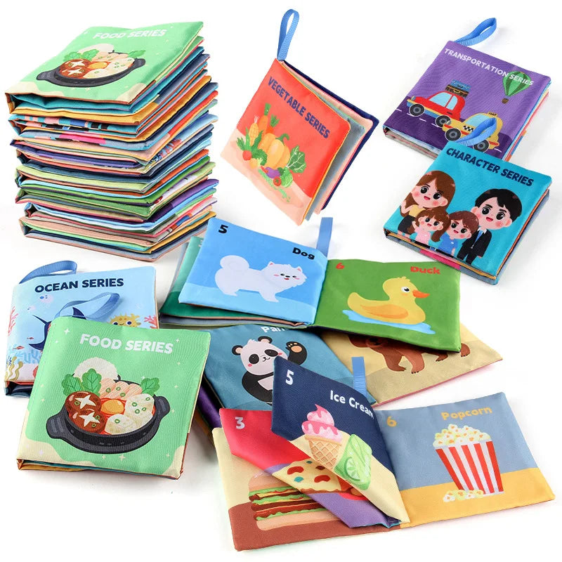 3D Baby Cloth Book Early Education Toys