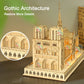 3D Wooden Cathedral Puzzle